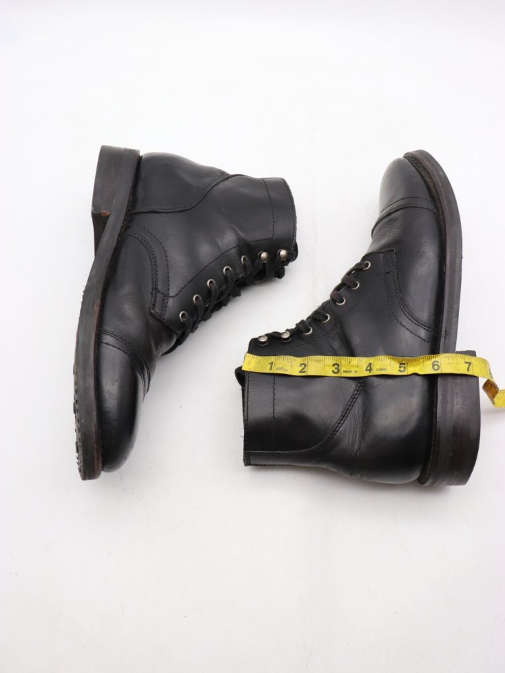 Thursday Everyday Captain Men's Size 10 Shoes Black Leather Comfort Chukka Boots - Picture 6 of 13